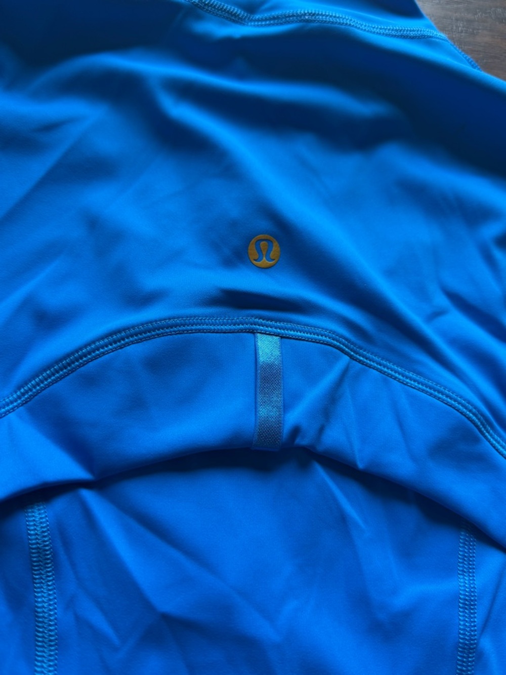 lululemon athletica Women’s Bright Blue Zip-Up Bomber Jacket - Picture 5 of 7